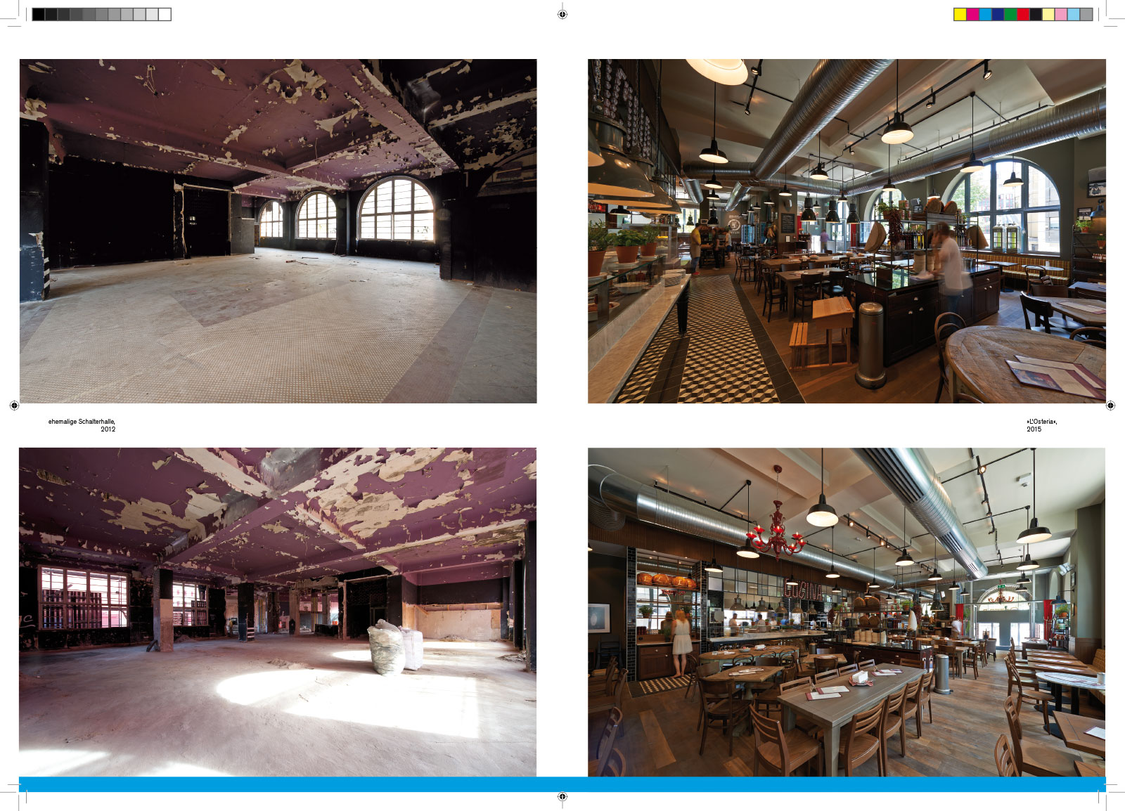 Konzeption, Entwurf und Bebilderung der Präsentationsbroschüre »Alte Post Saarbrücken 1930 – 2015«, Saarbrücken, Saarland — Aufnahme 4