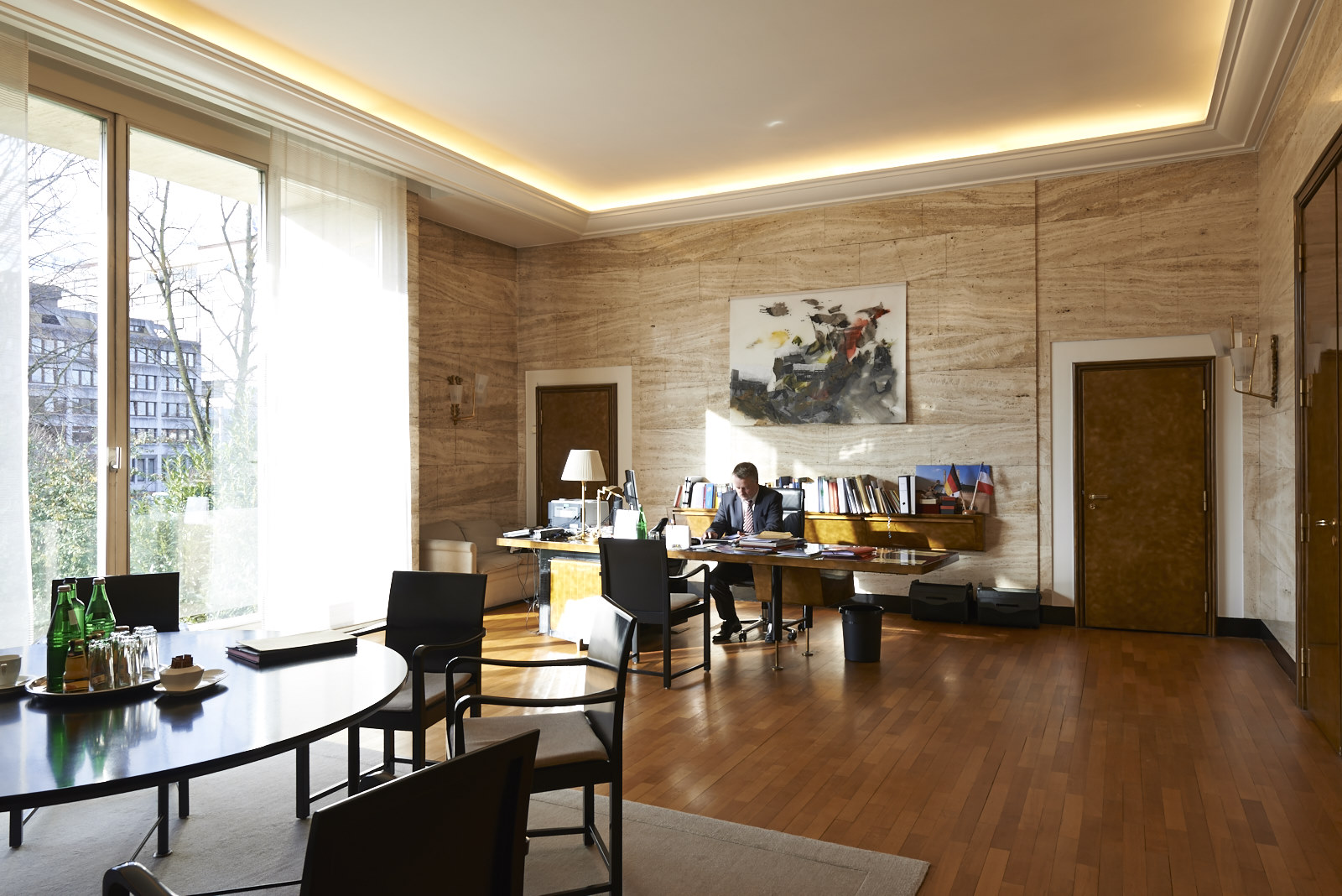 Foto-Dokumentation der ehemaligen Französischen Botschaft in Saarbrücken, Saarbrücken, Saarland — Detail 21