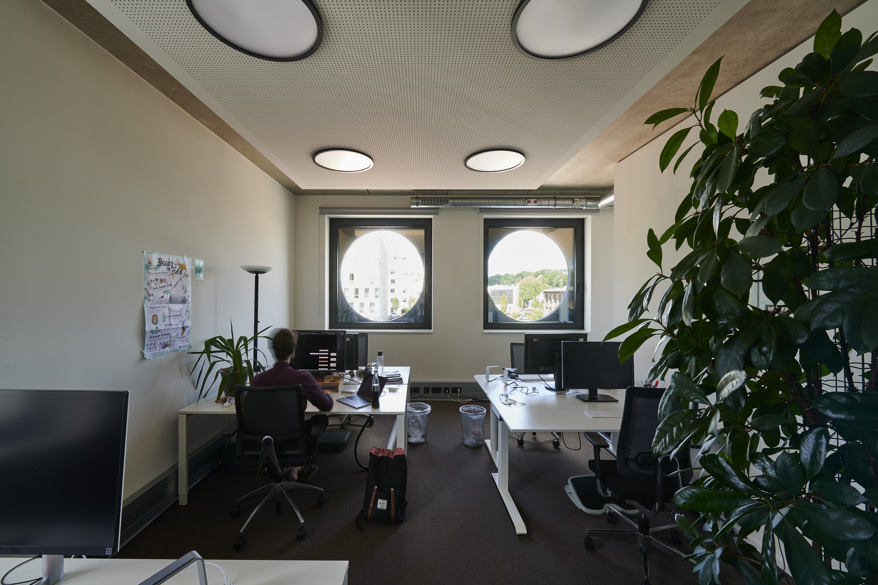 Innenaufnahmen Bürogebäude »Ergosign«, Saarbrücken, Saarland — Perspektive 8