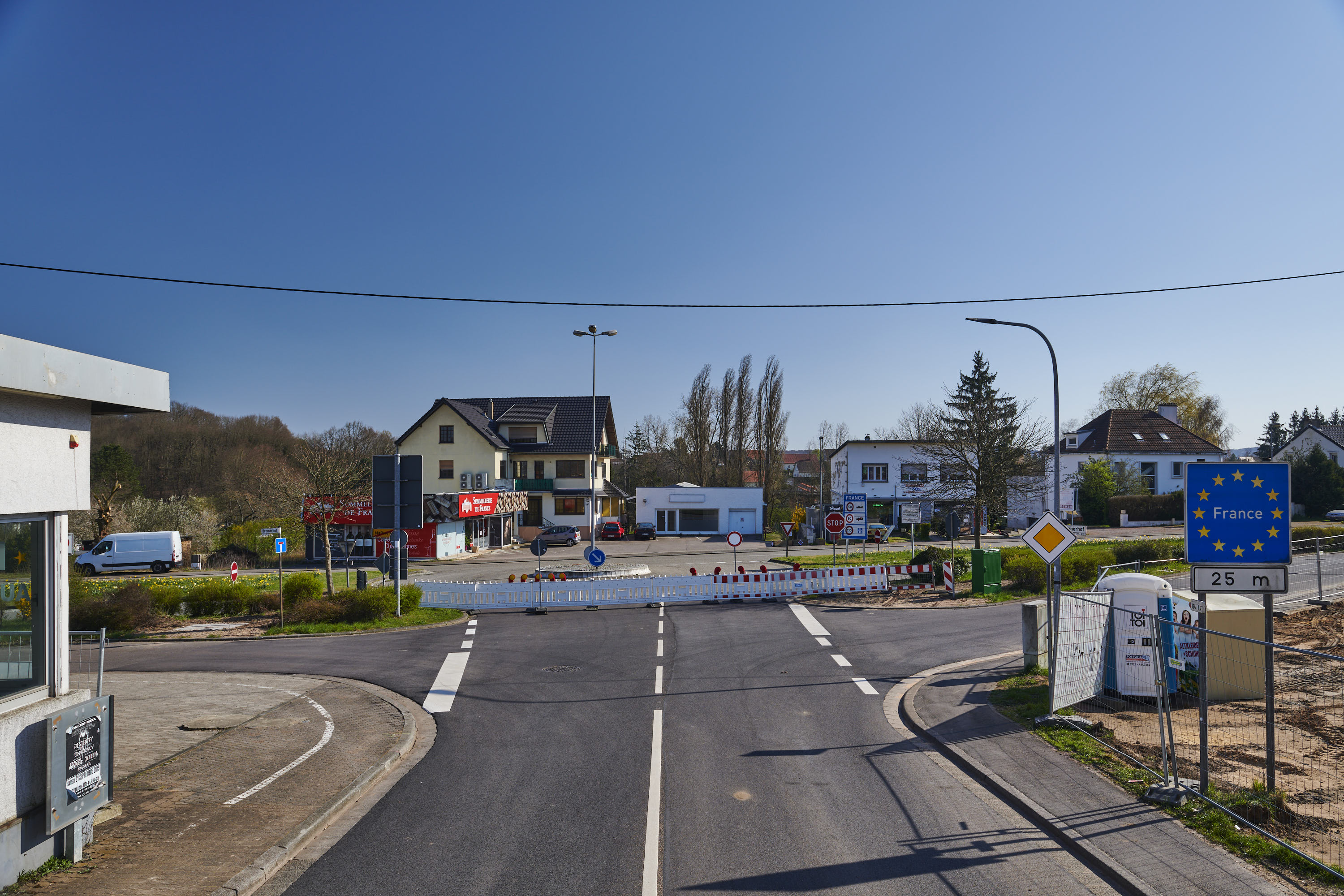 Immer noch: Grenzübergange in Corona-Zeiten..., Saarland, Lothringen, Luxemburg — Ansicht 77