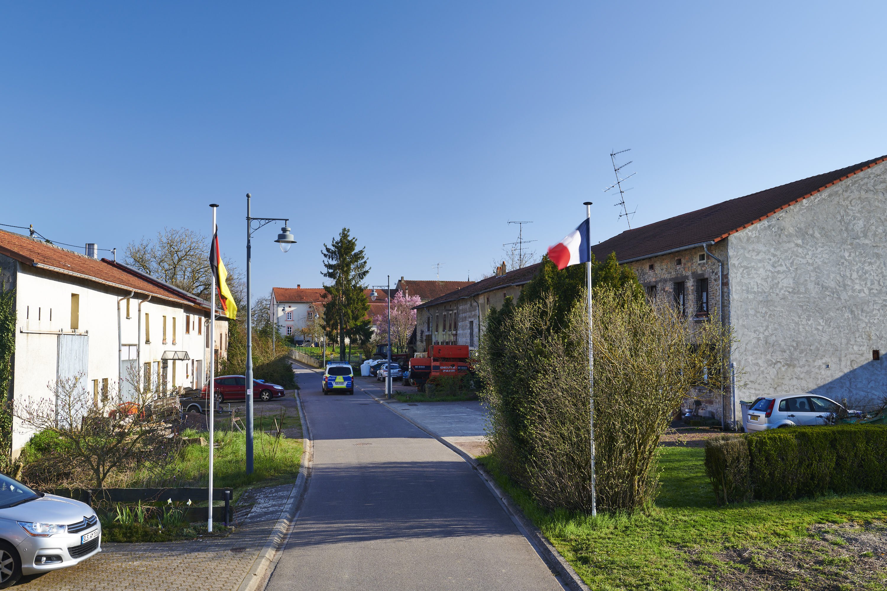 Immer noch: Grenzübergange in Corona-Zeiten..., Saarland, Lothringen, Luxemburg — Aufnahme 109