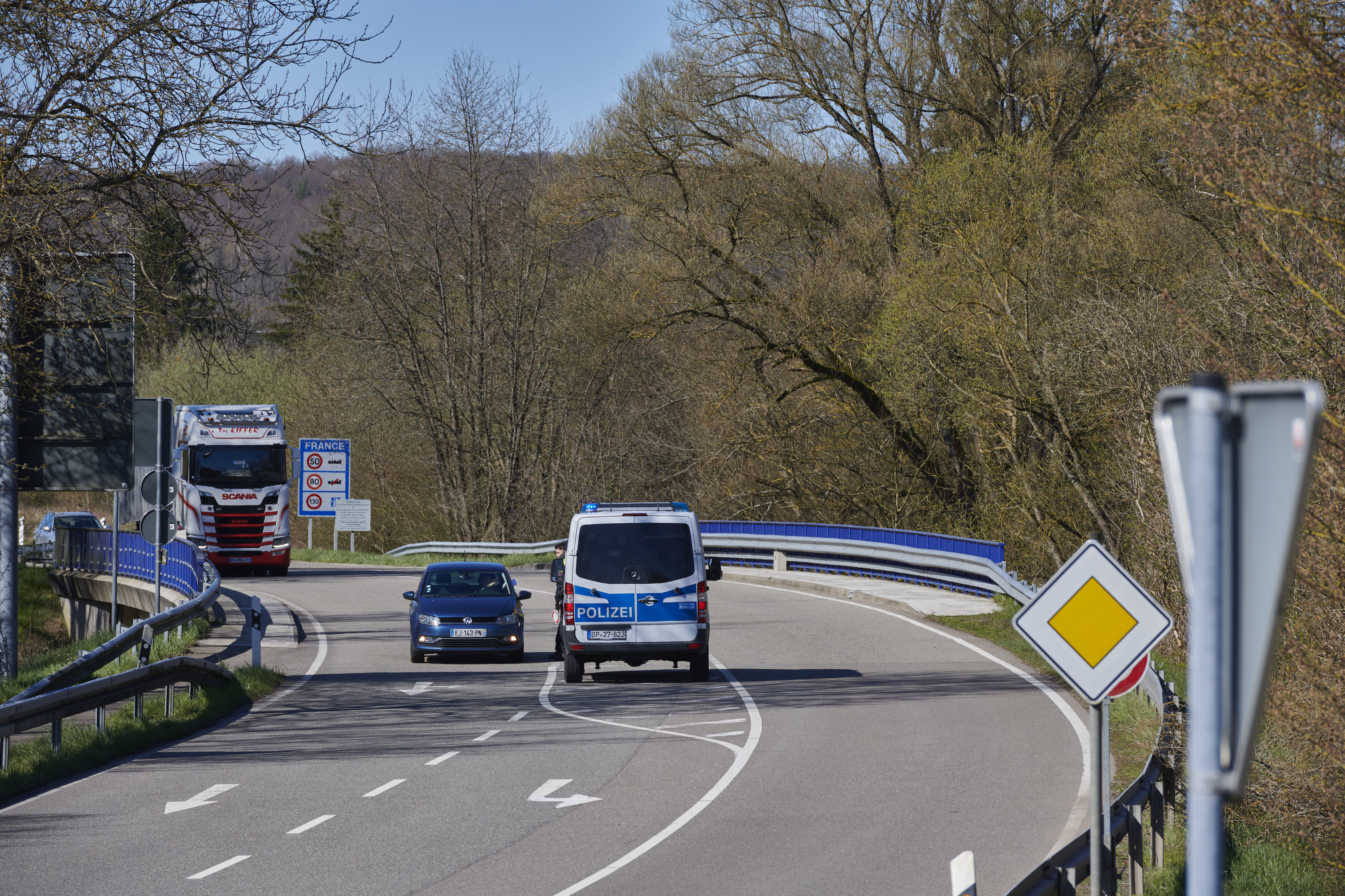 Immer noch: Grenzübergange in Corona-Zeiten..., Saarland, Lothringen, Luxemburg — Detail 21
