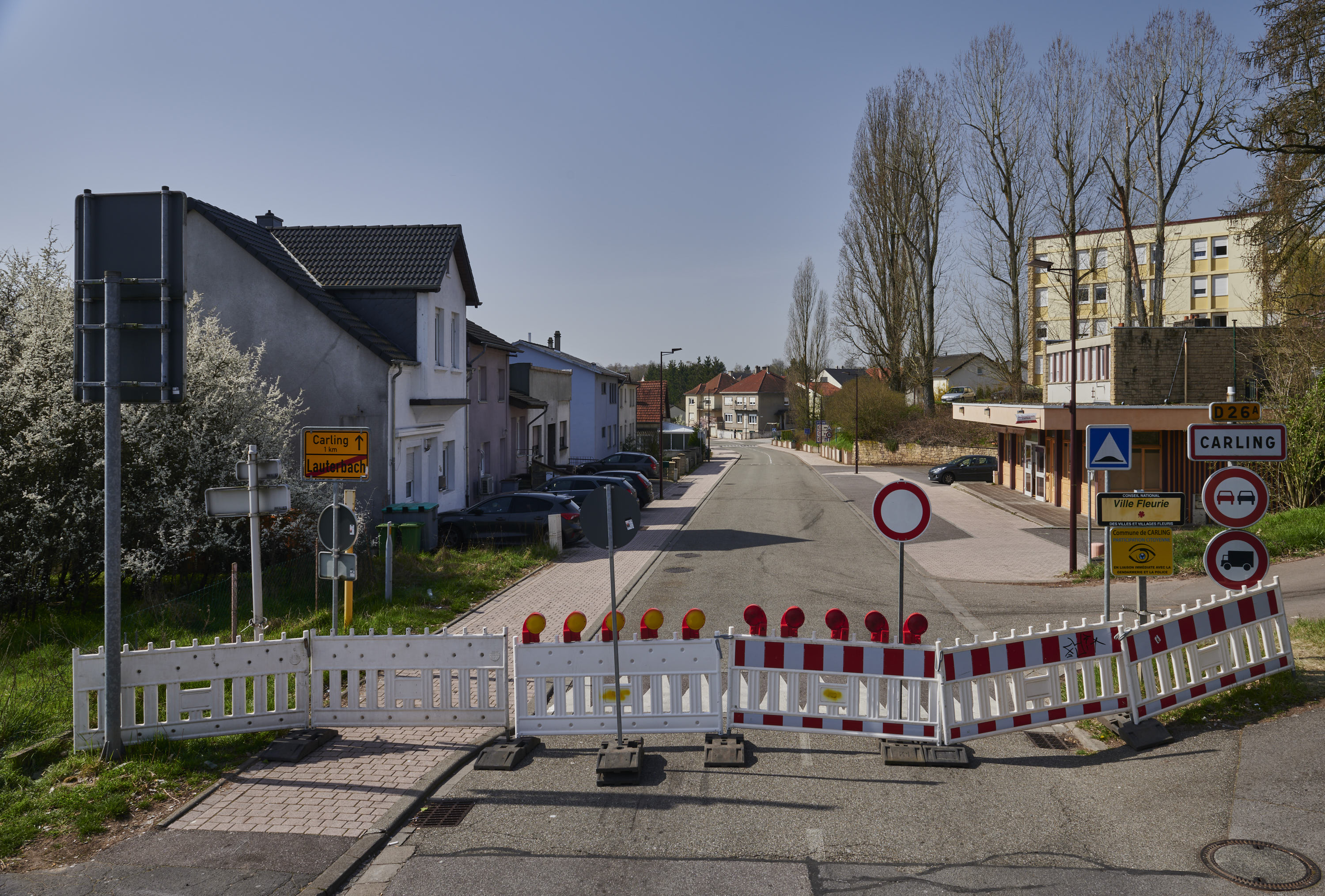 Immer noch: Grenzübergange in Corona-Zeiten..., Saarland, Lothringen, Luxemburg — Ansicht 82