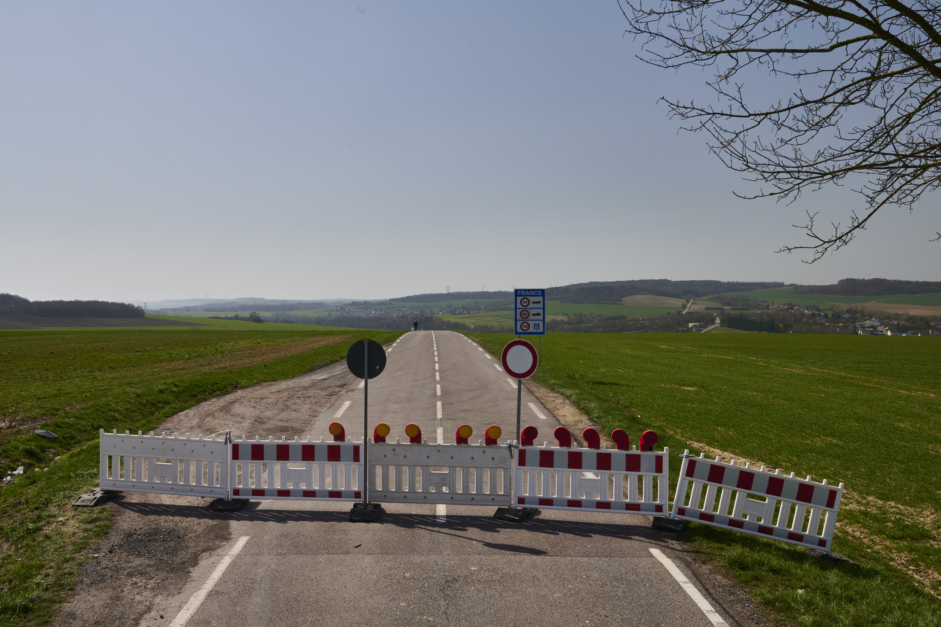 Immer noch: Grenzübergange in Corona-Zeiten..., Saarland, Lothringen, Luxemburg — Blick 95