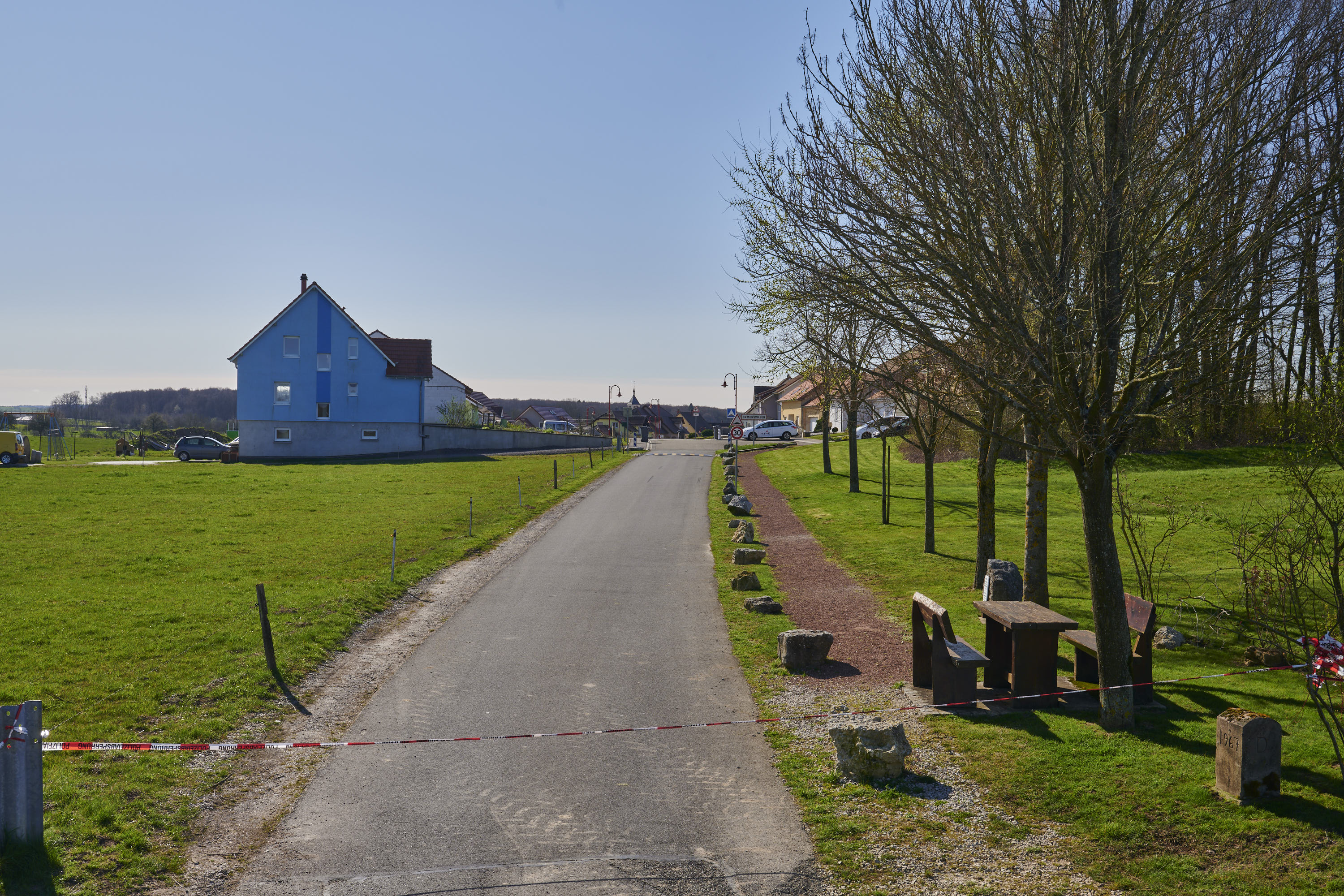Immer noch: Grenzübergange in Corona-Zeiten..., Saarland, Lothringen, Luxemburg — Aufnahme 4