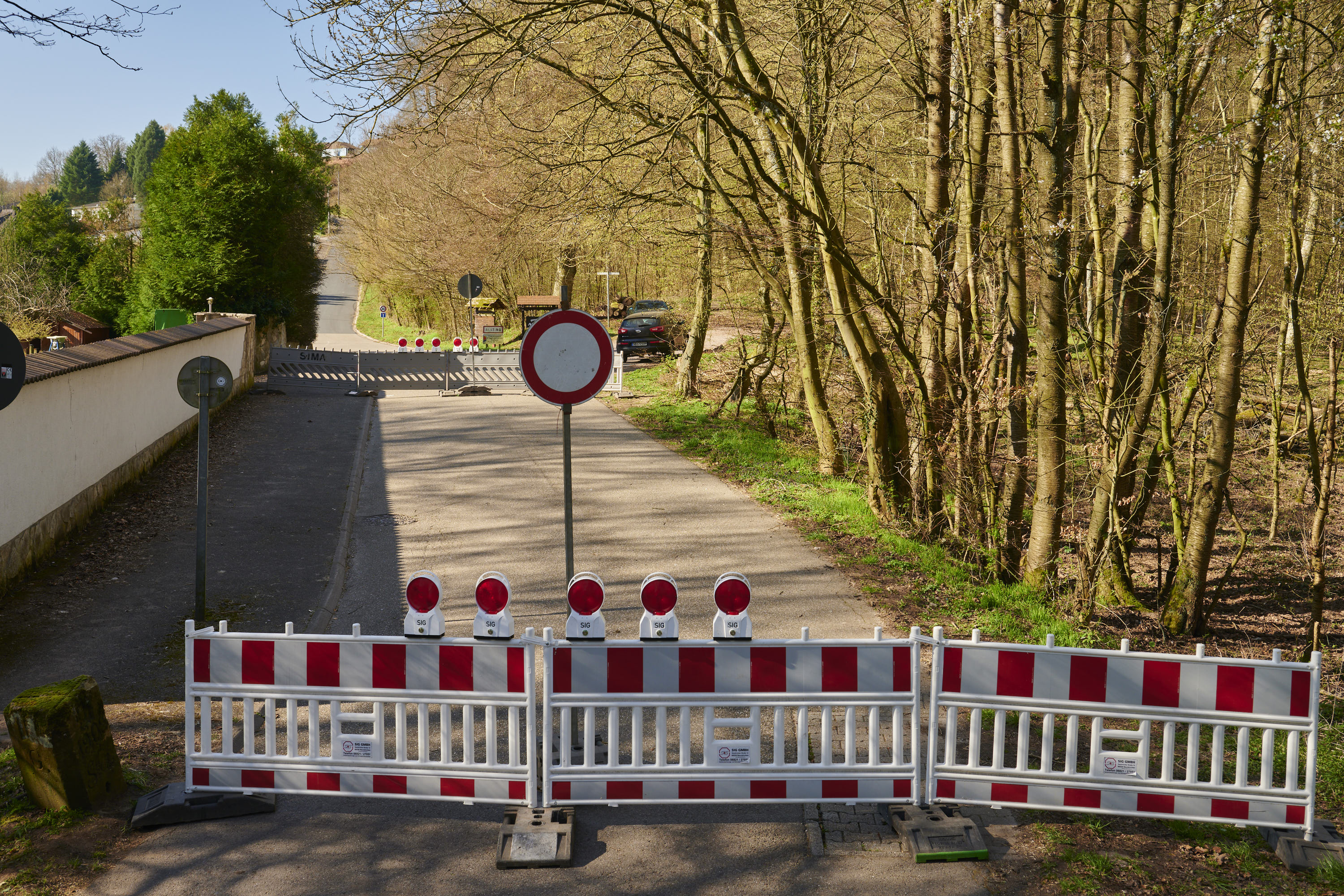 Immer noch: Grenzübergange in Corona-Zeiten..., Saarland, Lothringen, Luxemburg — Blick 50