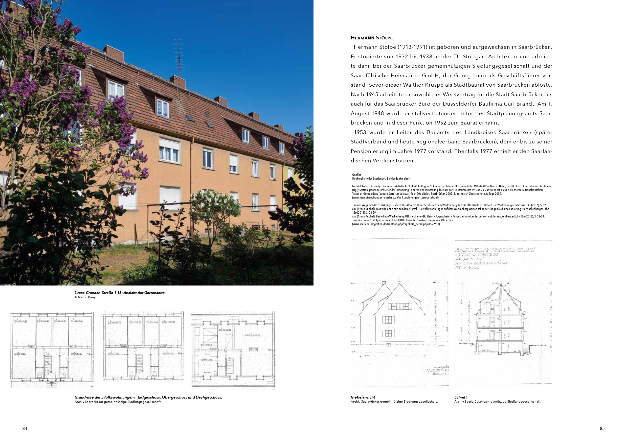 100 Jahre Saarbrücker gemeinnützige Siedlungsgesellschaft, Saarbrücken, Saarland — Blick 5