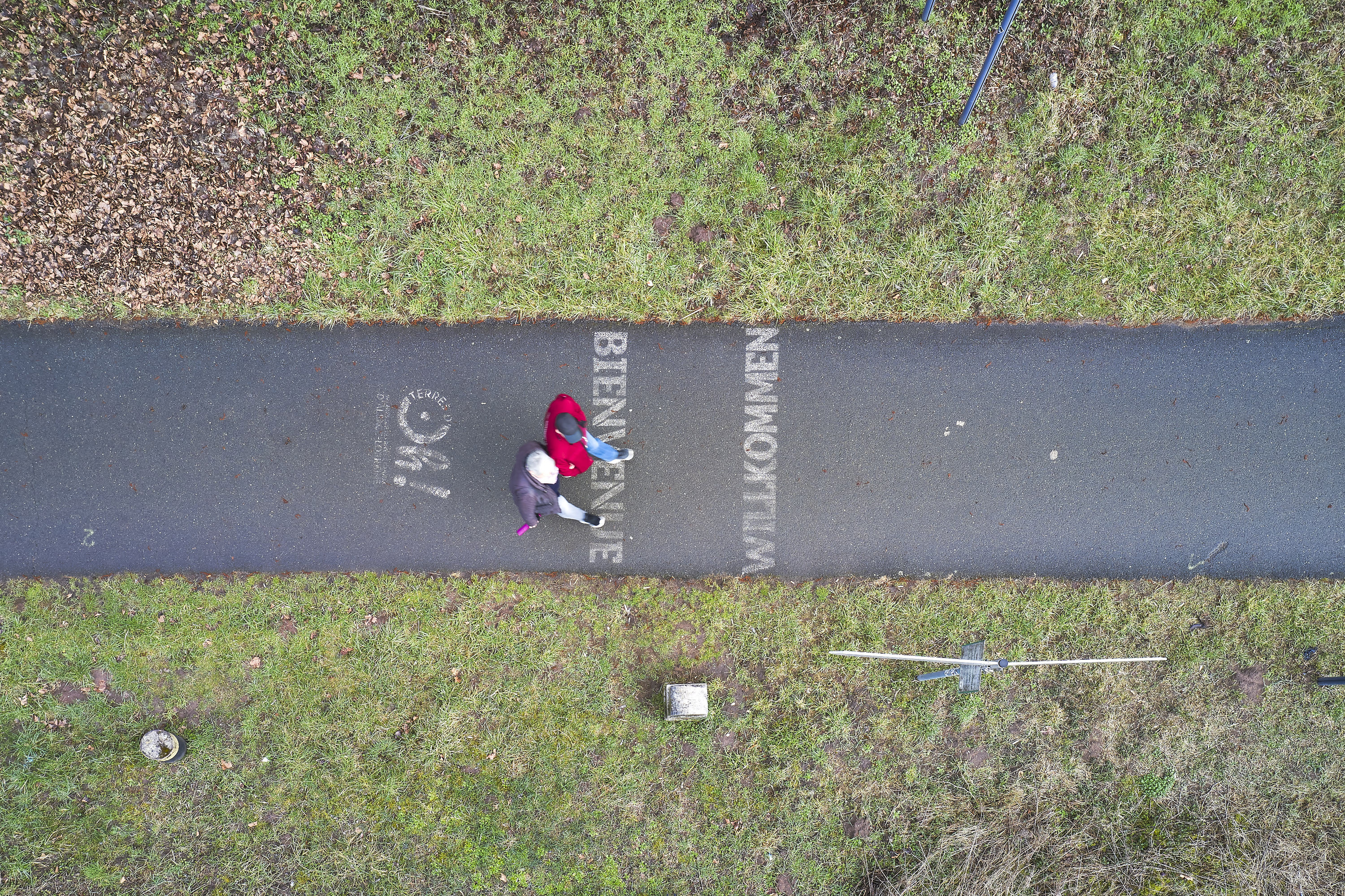 Immer noch: Grenzübergange in Corona-Zeiten..., Saarland, Lothringen, Luxemburg — Perspektive 48