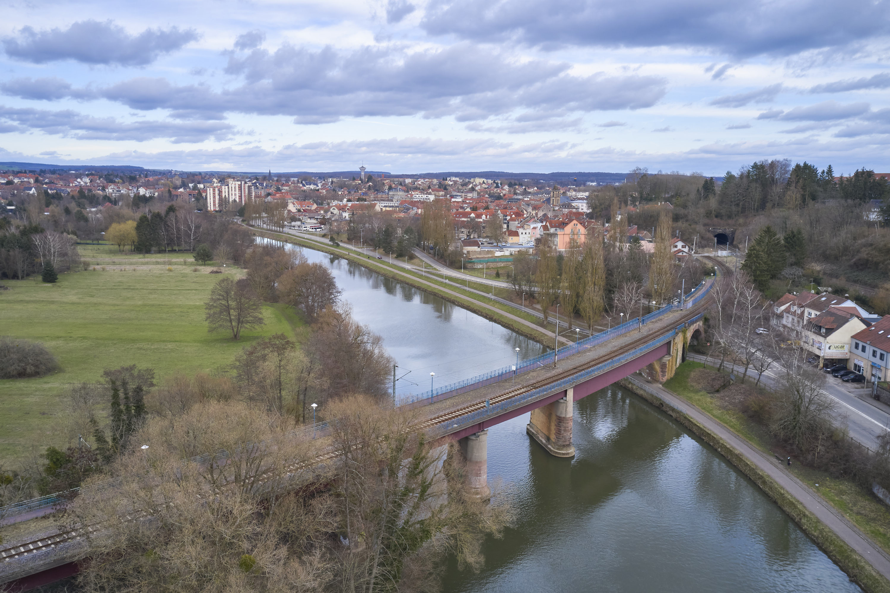 Immer noch: Grenzübergange in Corona-Zeiten..., Saarland, Lothringen, Luxemburg — Perspektive 38