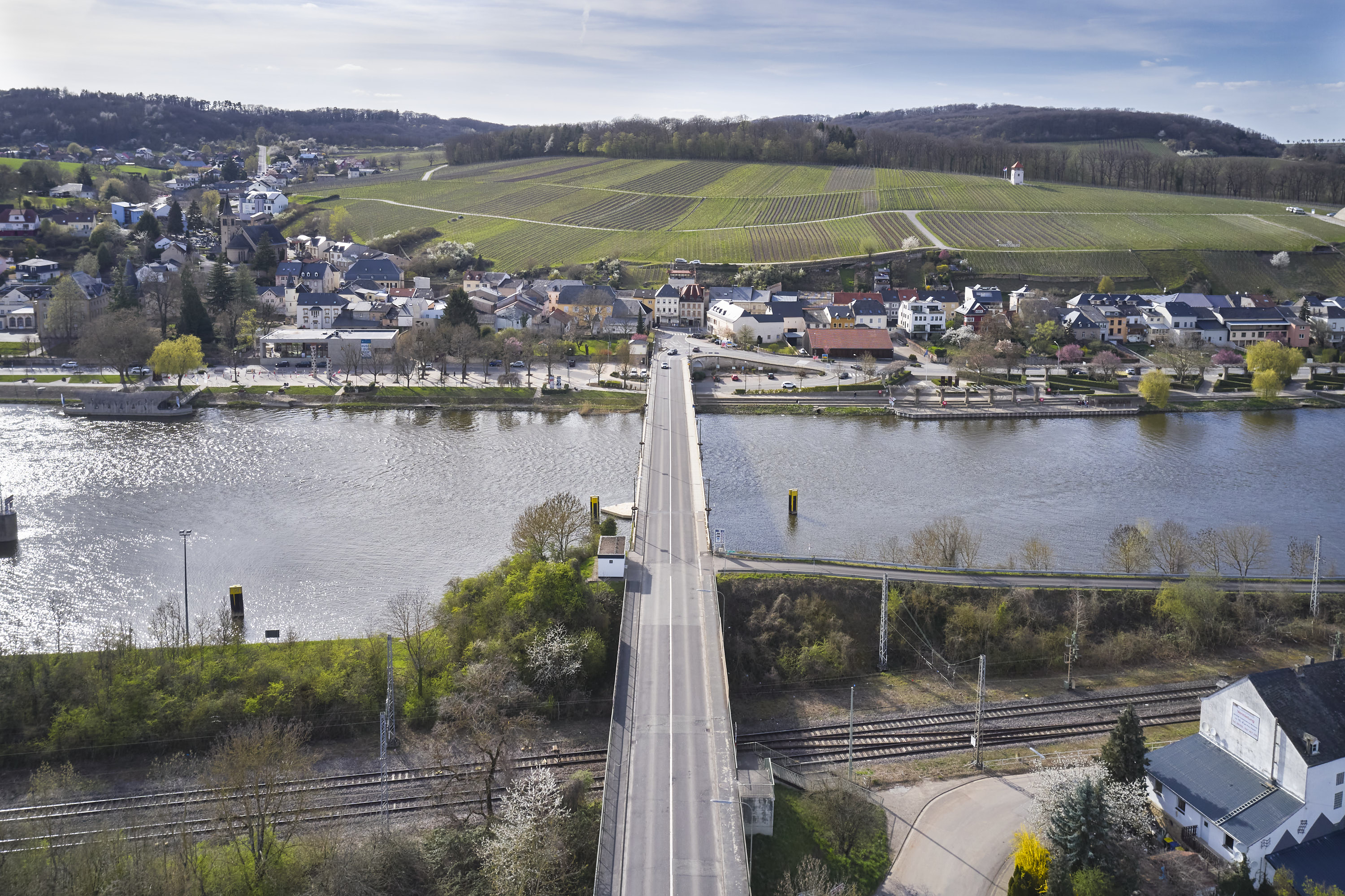 Immer noch: Grenzübergange in Corona-Zeiten..., Saarland, Lothringen, Luxemburg — Perspektive 123