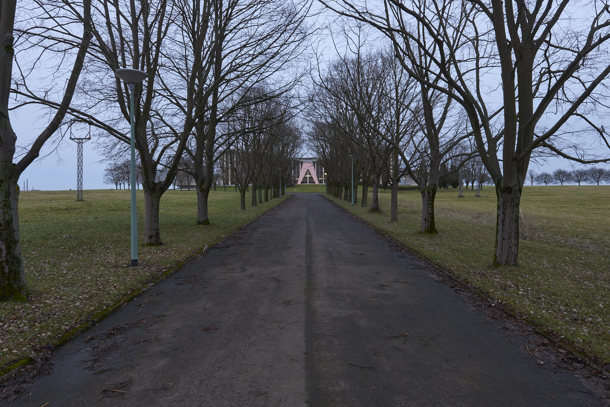 Ehemalige Sendeanlage von »Europe 1« in Felsberg-Berus, Saarbrücken, Felsberg-Berus, Saarland — Detailansicht