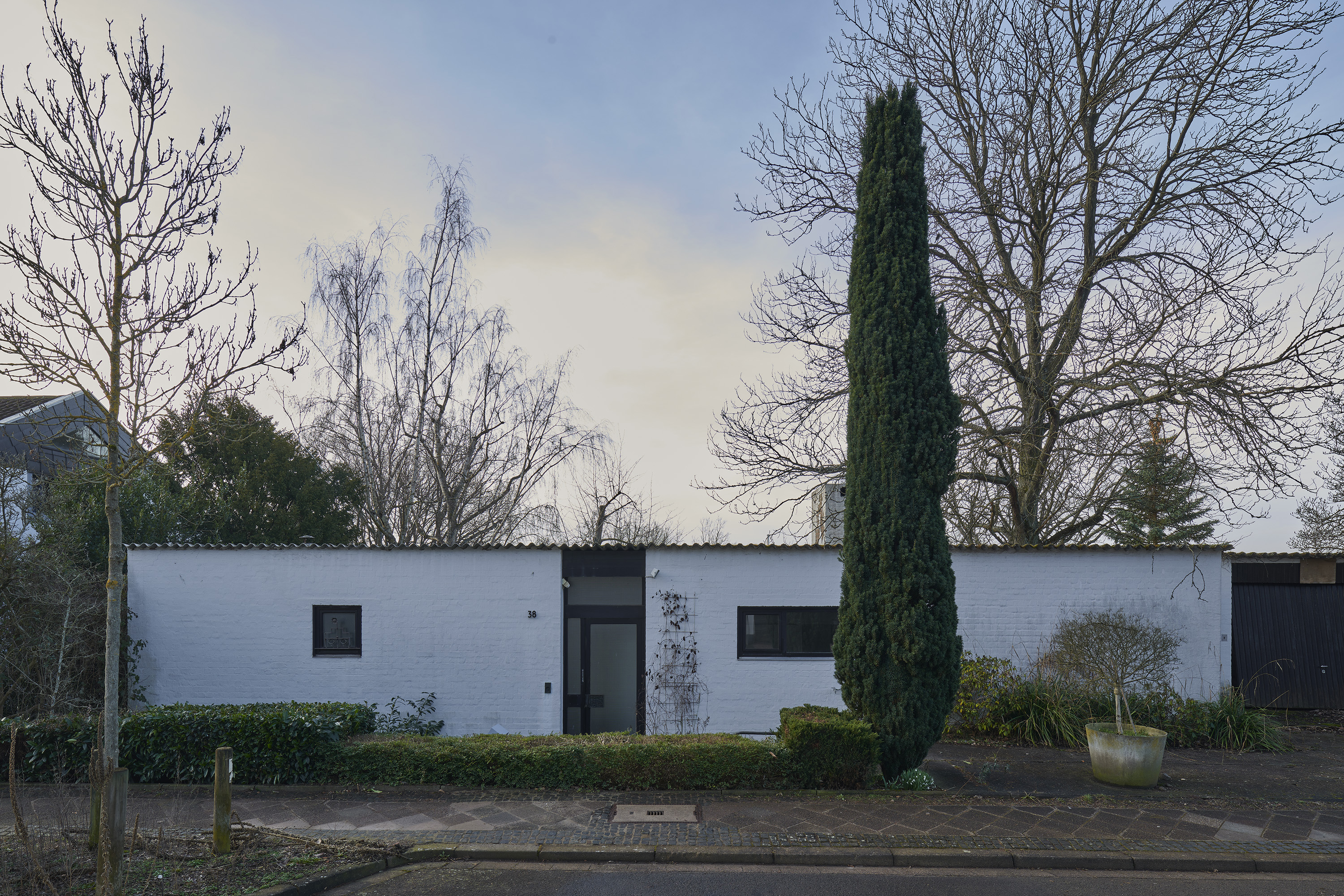 Das ehemalige Wohnhaus von Lore und Hans Krajewski, Saarbrücken, Saarland — Detailansicht