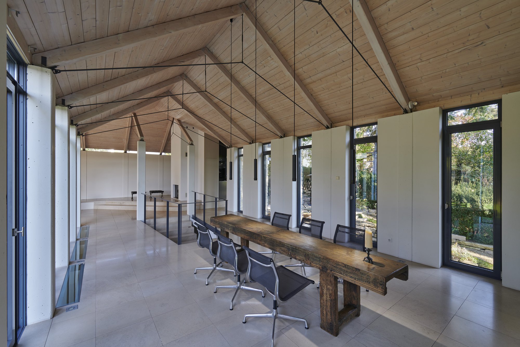 Haus S., Bliesgau, Saarland — Derselbe Wohnraum aus der Gegenrichtung