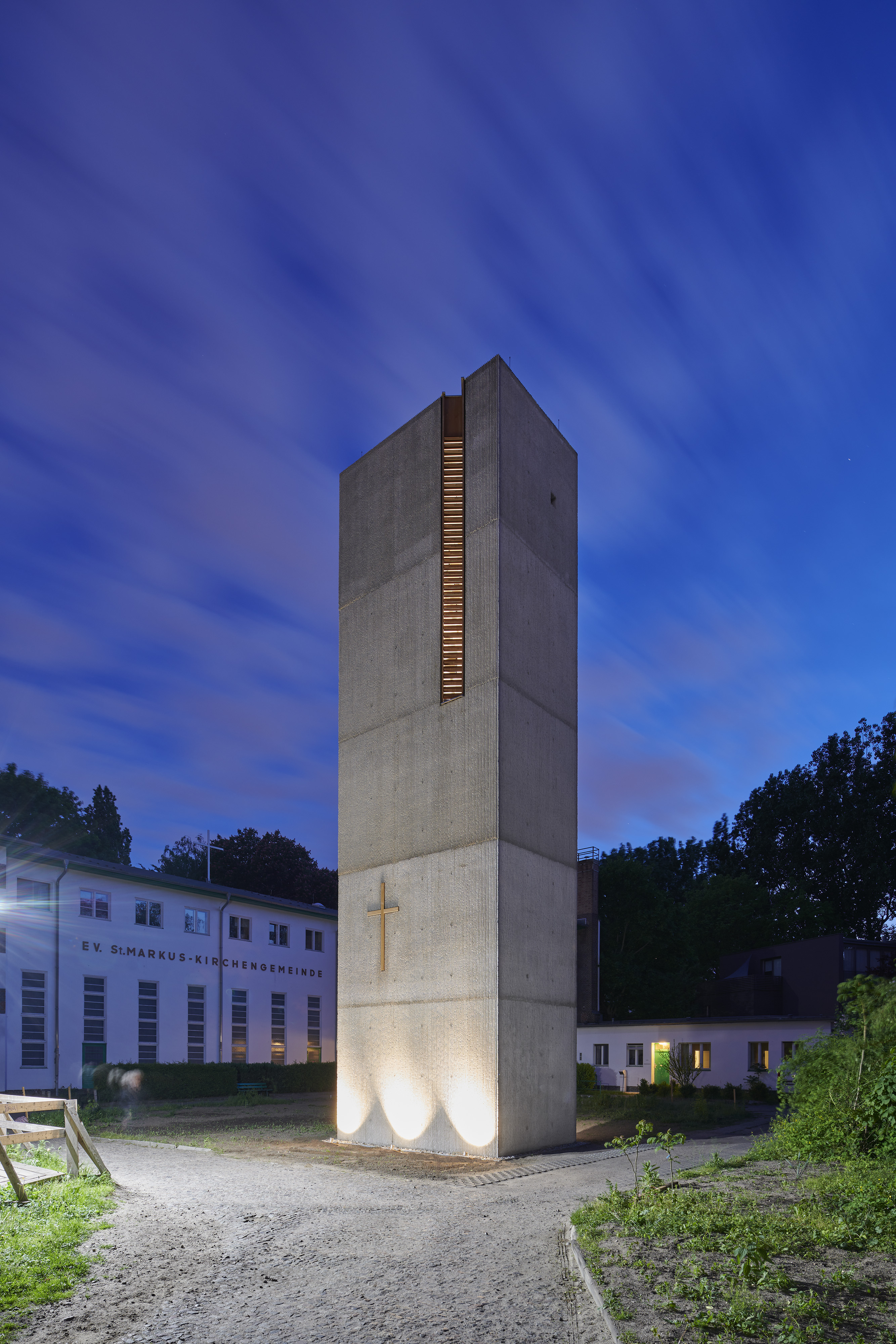Glockenturm Lazarus-Haus Friedrichshain, Berlin, Berlin-Friedrichshain — Perspektive 3