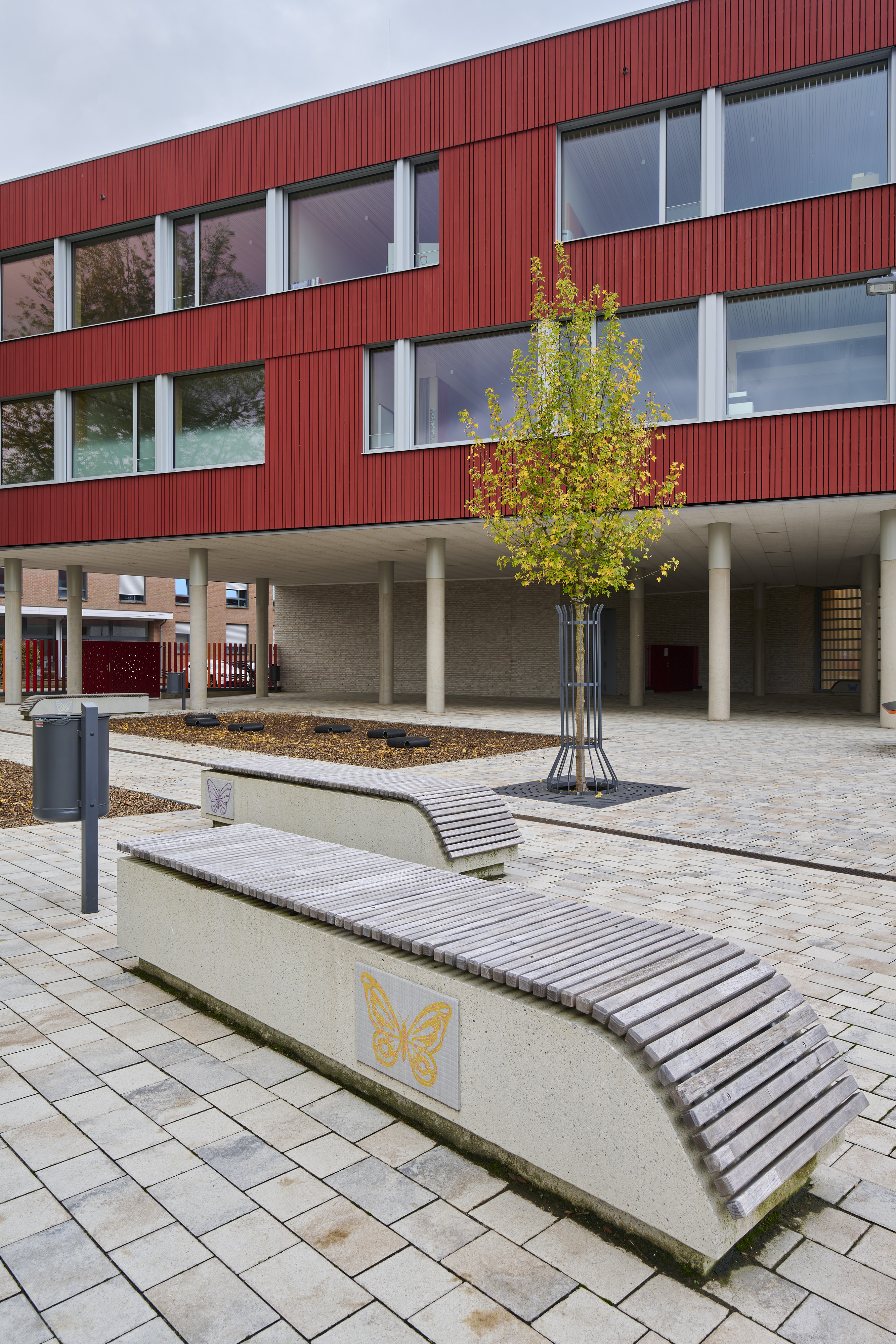 Fotografien Schulkomplex mit Kita und Retentionspark Wobrécken, Esch an der Alzette, Foto 1 von 20