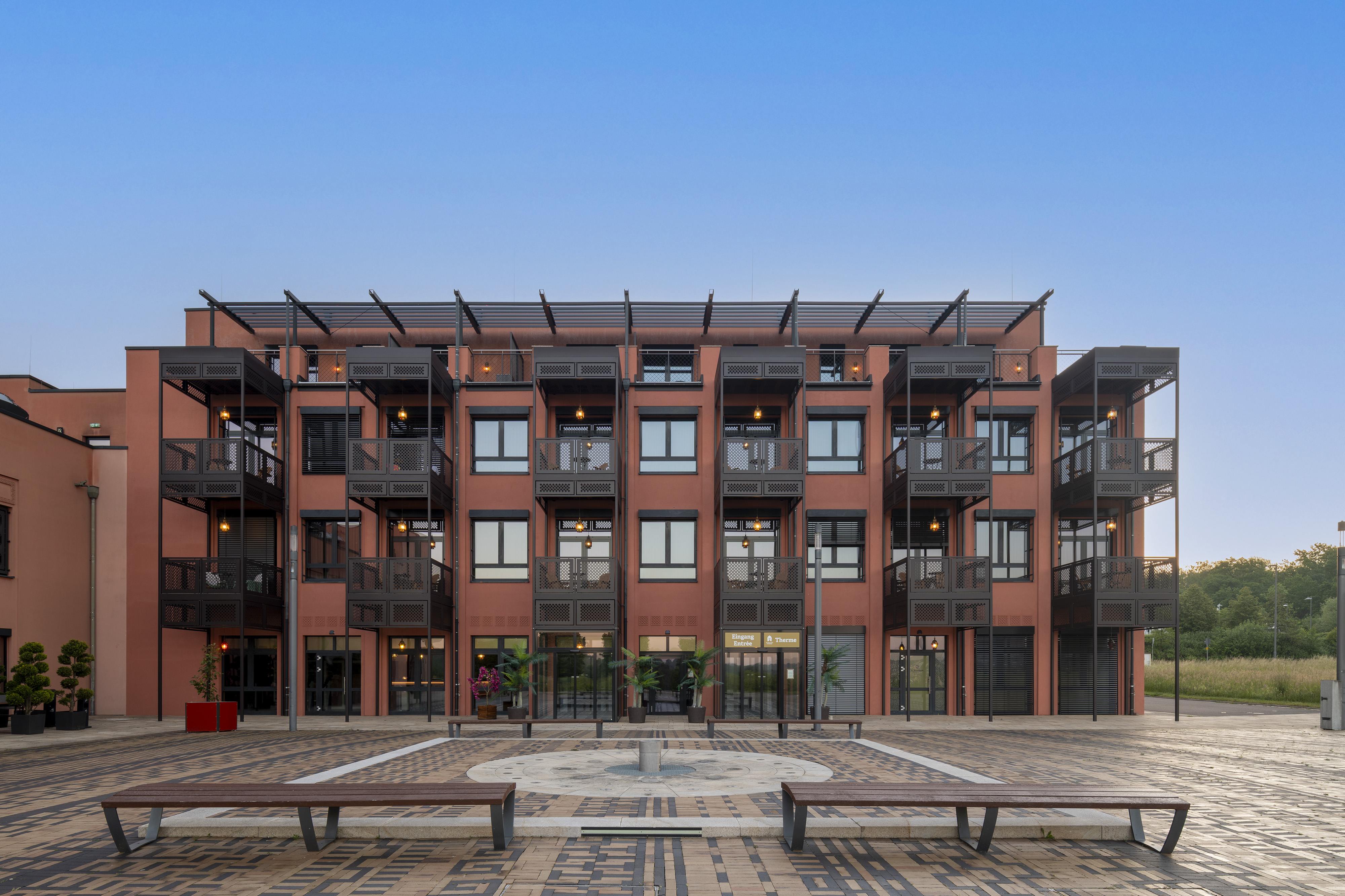 Architekturfotografie Saarland Therme, Rilchingen-Hanweiler, Foto 4 von 13